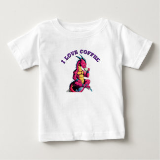 Kaffeälskare baby bodysuit t shirt