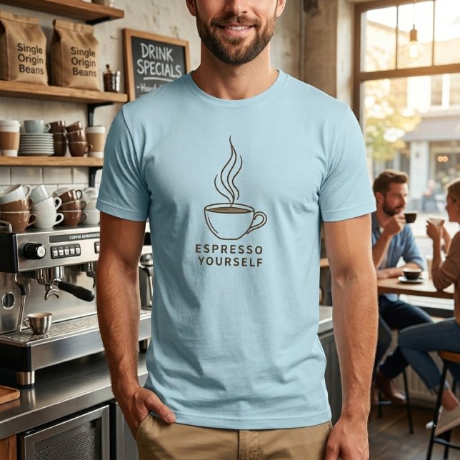 Kaffeälskare Espresso Kopp Grafisk T-Shirt (Skapare uppladdad)
