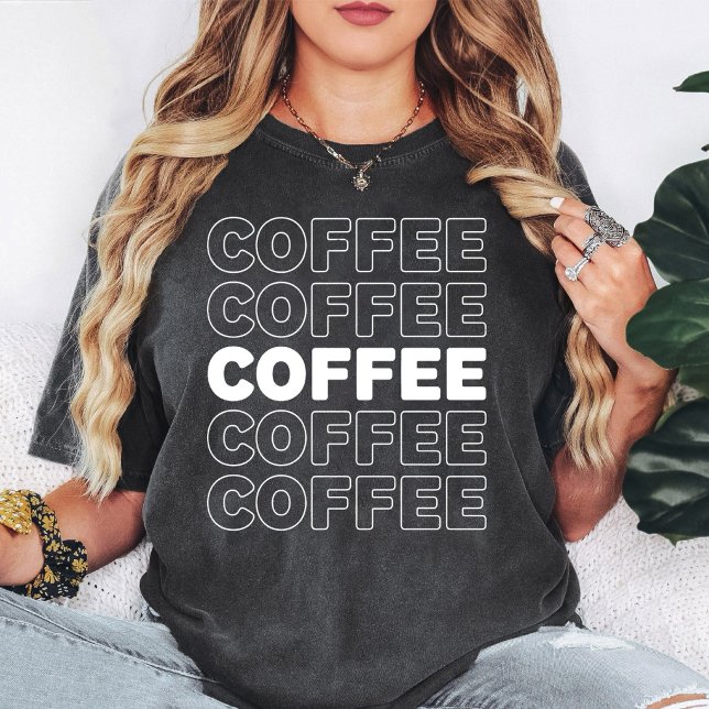 Kaffeälskare Grafik T Shirt (Skapare uppladdad)
