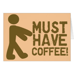 Kaffeälskare Hälsningskort