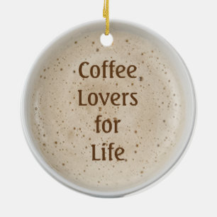 Kaffeälskare Julgransprydnad Keramik