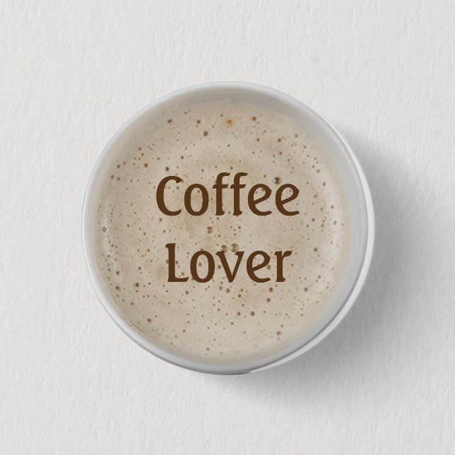 Kaffeälskare Knapp (Framsida)