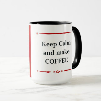 Kaffeälskare Presentmugg – Ta det lugnt och brygg Mugg