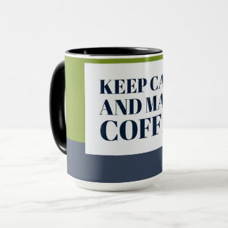 Kaffeälskare Presentmugg – Ta det lugnt och brygg Mugg