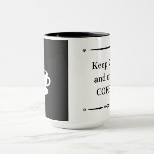 Kaffeälskare Presentmugg – Ta det lugnt och brygg Mugg