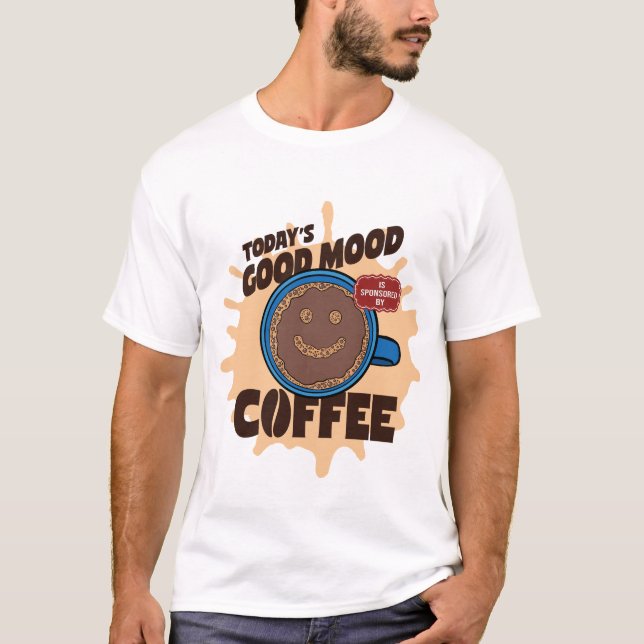 Kaffeälskare T-shirt (Framsida)
