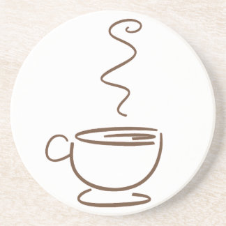 Kaffeälskarens sandsten Coaster Underlägg