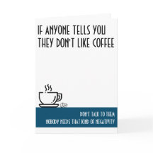 Kaffeälskares vanliga teal-kort