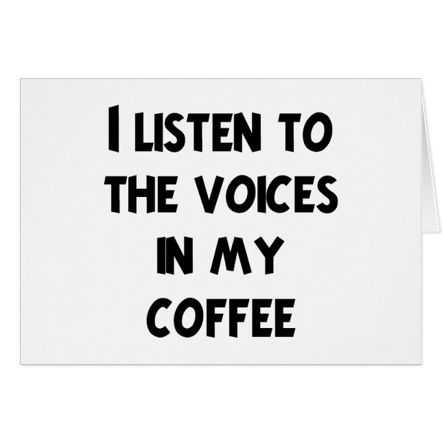 KaffeälskareT-tröja och gåvor Hälsningskort (Framsidan Horizontal)