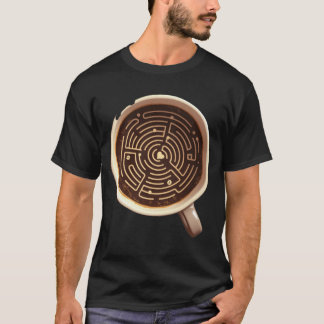 Kaffeälskarmästerverk | Invecklad lattekonst hjärt T Shirt