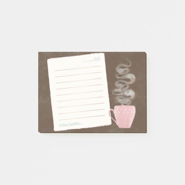 Kaffeanteckningar Post-it Block (Framsida)