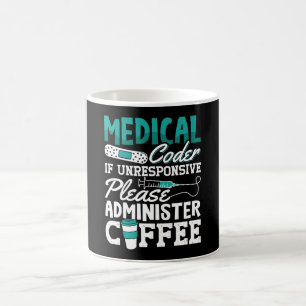 Kaffeassistent för läkarkodare, ICD-kodning Kaffemugg