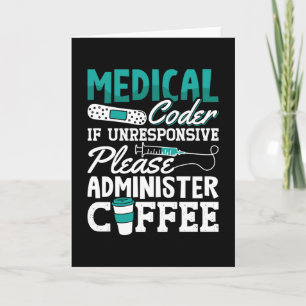 Kaffeassistent för läkarkodare, ICD-kodning Kort