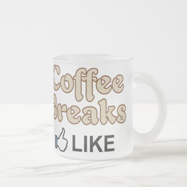 KaffeAvbrott-Något liknande frostad Glass mugg (Höger)