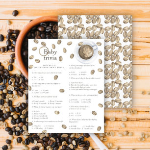Kaffebabydusch - Baby Trivia-spelet
