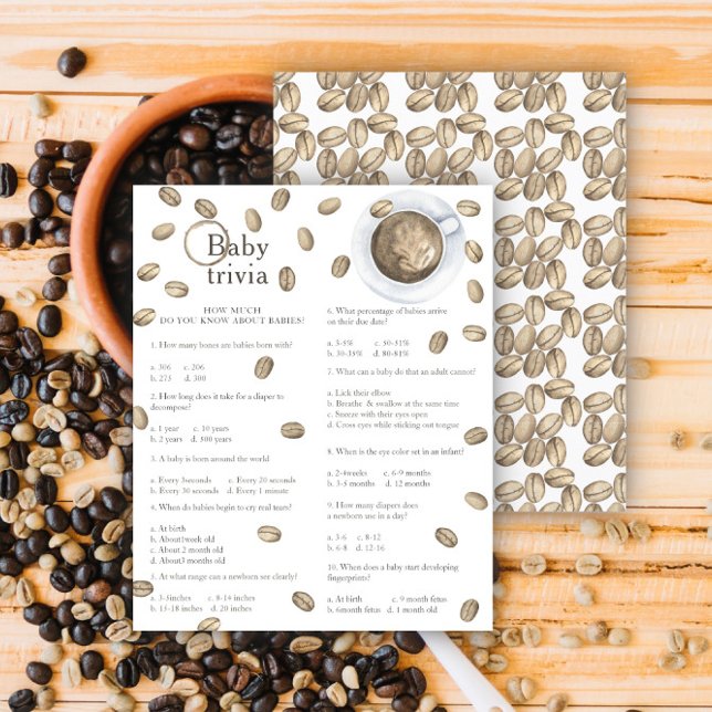 Kaffebabydusch - Baby Trivia-spelet (Skapare uppladdad)