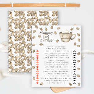 Kaffebabydusch - mamma- eller pappspel