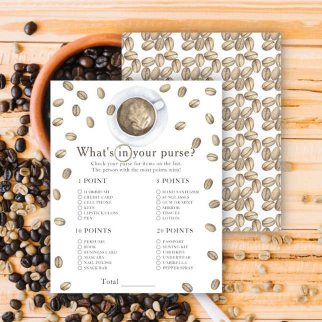 Kaffebabydusch - Vad är det i ditt handväska? (Skapare uppladdad)