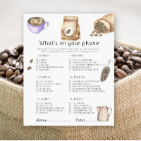 Kaffebabydusch - Vad är det på ditt Mobila spel?