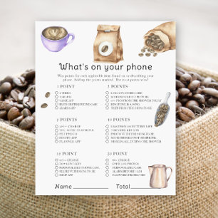 Kaffebabydusch - Vad är det på ditt Mobila spel?