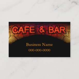 Kaffebar Business-kort Visitkort