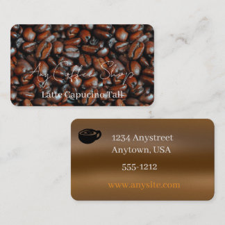 Kaffebar Businesskort Visitkort