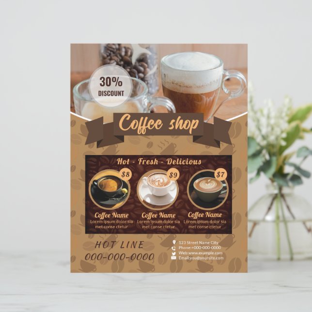 Kaffebar Flyer Mall (Stående Fram)