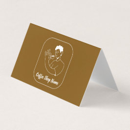 Kaffebar QR-kod Viket Visitkort