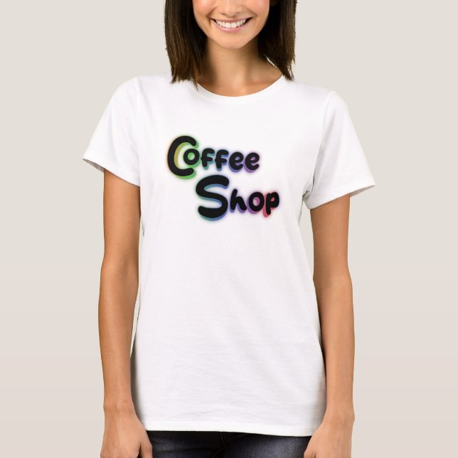 Kaffebar T Shirt (Framsida)