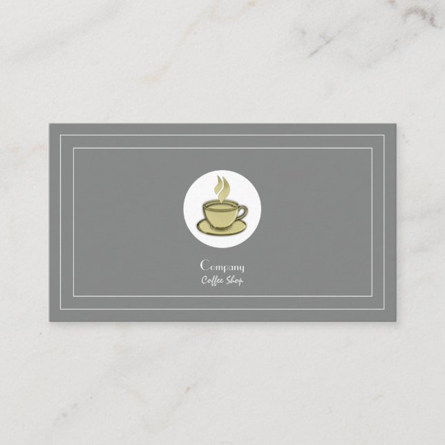 Kaffebar Visitkort (Framsida)