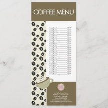 Kaffebarista Latte Logotyp Meny