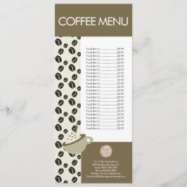Kaffebarista Latte Logotyp Meny