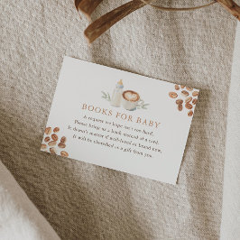 Kaffebarn Babyshowerböcker för bebis Tilläggskort