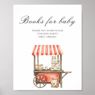 Kaffebarnskväll - böcker för bebis poster