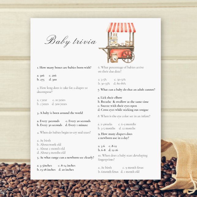Kaffebarnvigning - Baby Trivialspel (Skapare uppladdad)