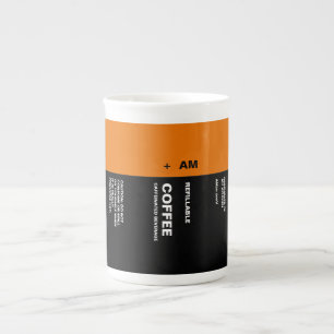 Kaffebatterimugg Benporslin Mugg