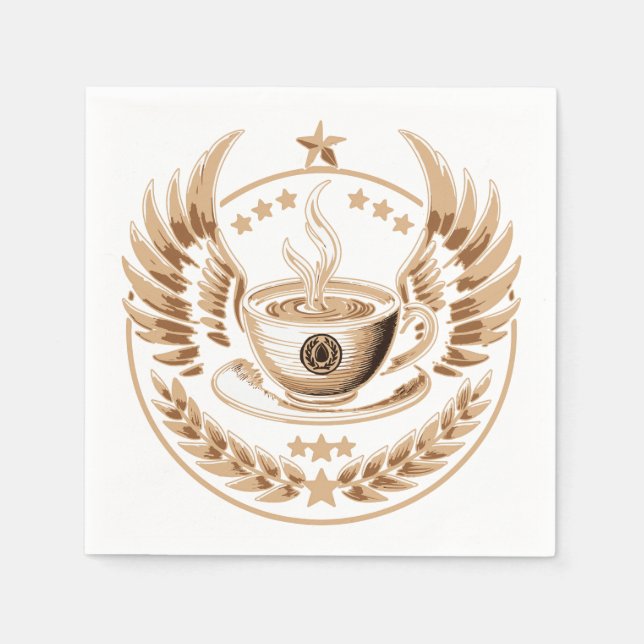 Kaffebefälhavare Pappersservett (Framsidan)