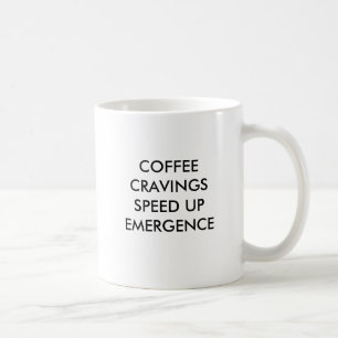 KAFFEBEGÄR RUSAR UPP UPPKOMST KAFFEMUGG