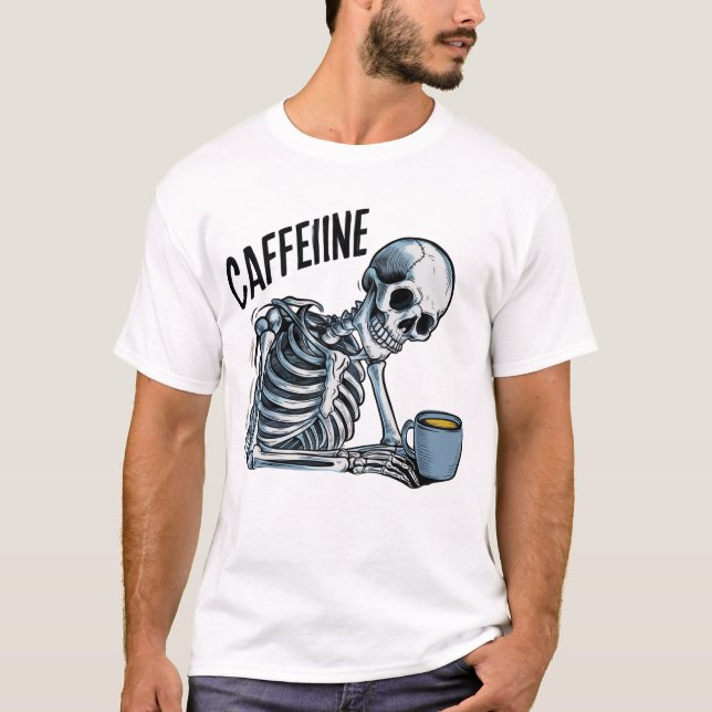 Kaffeben T Shirt (Framsida)