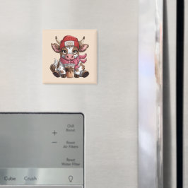 Kaffeberoende Ko Magnet