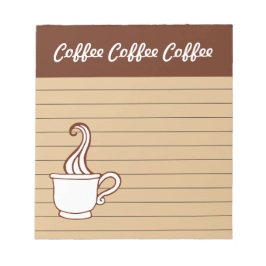 Kaffeblock Anteckningsblock