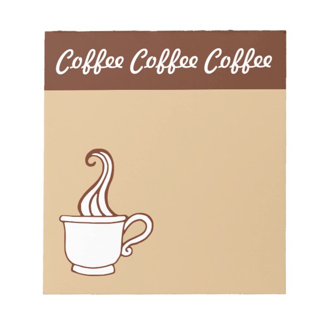 Kaffeblock Anteckningsblock (Framsida)