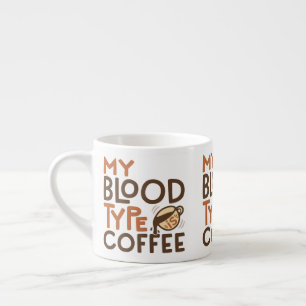 Kaffeblodstyp Grafik för present till kaffefanatik Espressomugg