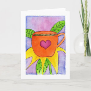 Kaffeblomma Kort