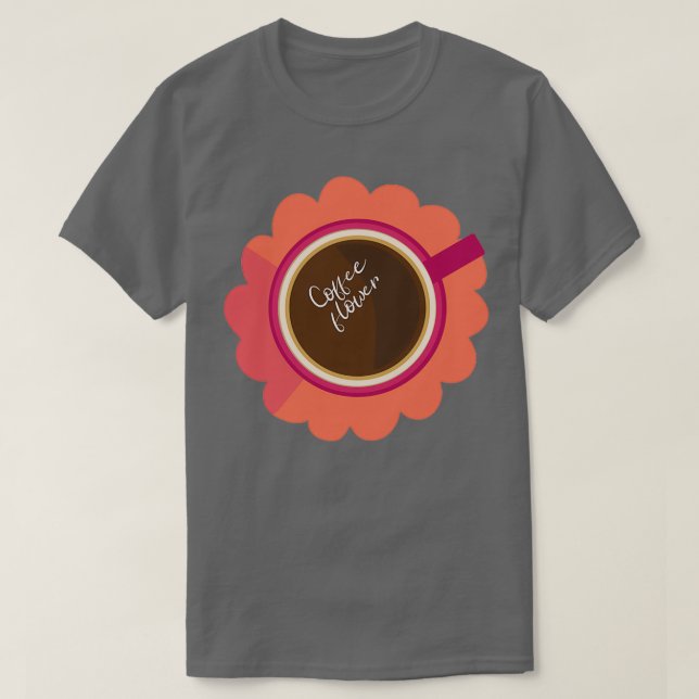 Kaffeblomma T Shirt (Design framsida)