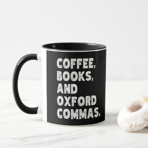 Kaffeböcker Och Oxfordkommatecken Coola Lärare Rol Mugg