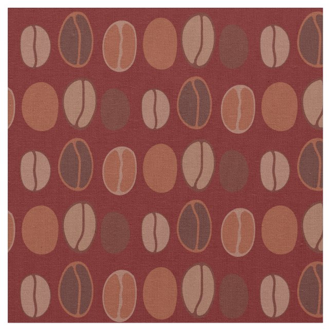 Kaffeböna Cute Cafe Barista Tyg (Närbild)