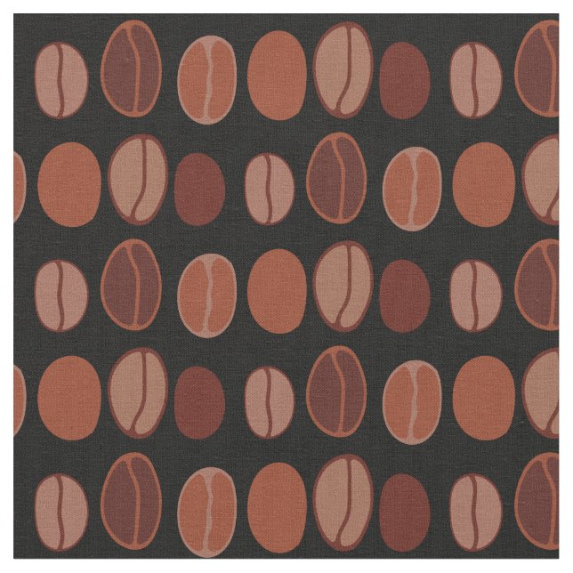 Kaffeböna Cute Cafe Barista Tyg (Närbild)