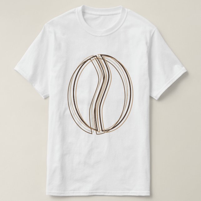 kaffebönablur tee (Design framsida)