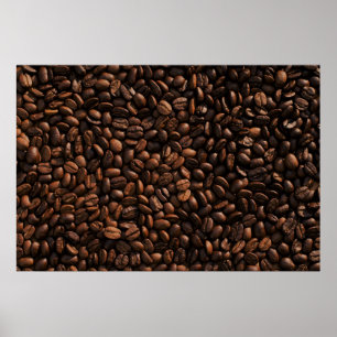 Kaffebönastruktur Poster